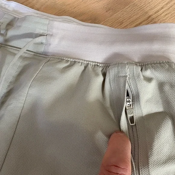 Lululemon LTT Licensed To Train Shorts size M beige like new no liner - Picture 7 of 11